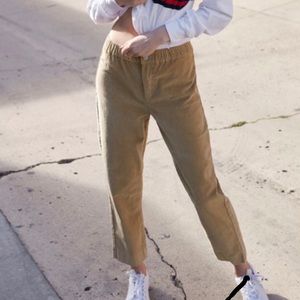 SOLD brandy melville corduroy pants tan